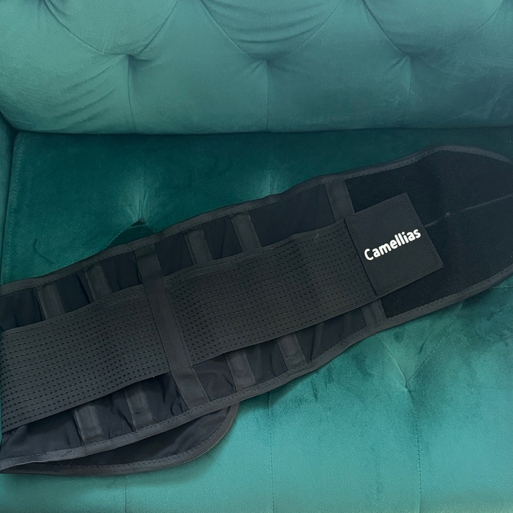 Camellias Black Waist Trainer